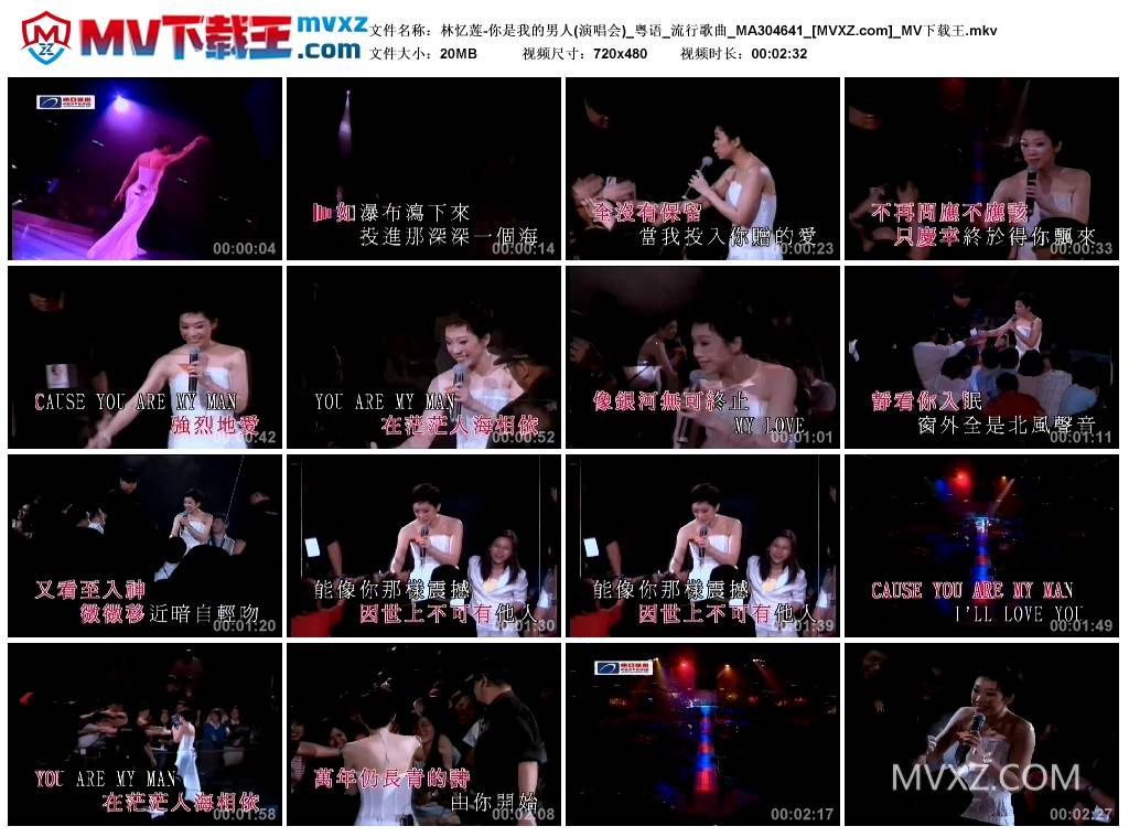 林忆莲-你是我的男人(演唱会)_粤语_流行歌曲_MA304641
